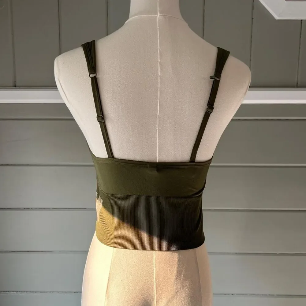 Victoria-s-secret Women's Green and Khaki Bra